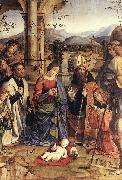 FRANCIA, Francesco, Adoration of the Child (detail) dgj